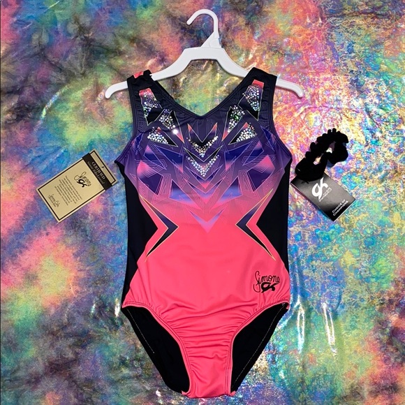 GK ELITE x SIMONE BILES Point of Sparkle Leotard - Picture 3 of 8